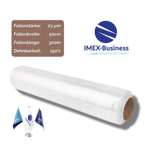 PE Stretchfolie / Hand / 23 µm / 50cm / 300m