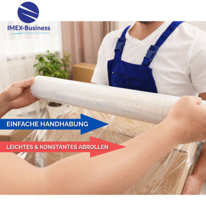 PE Stretchfolie / Hand / 17 µm /	50cm / 300m